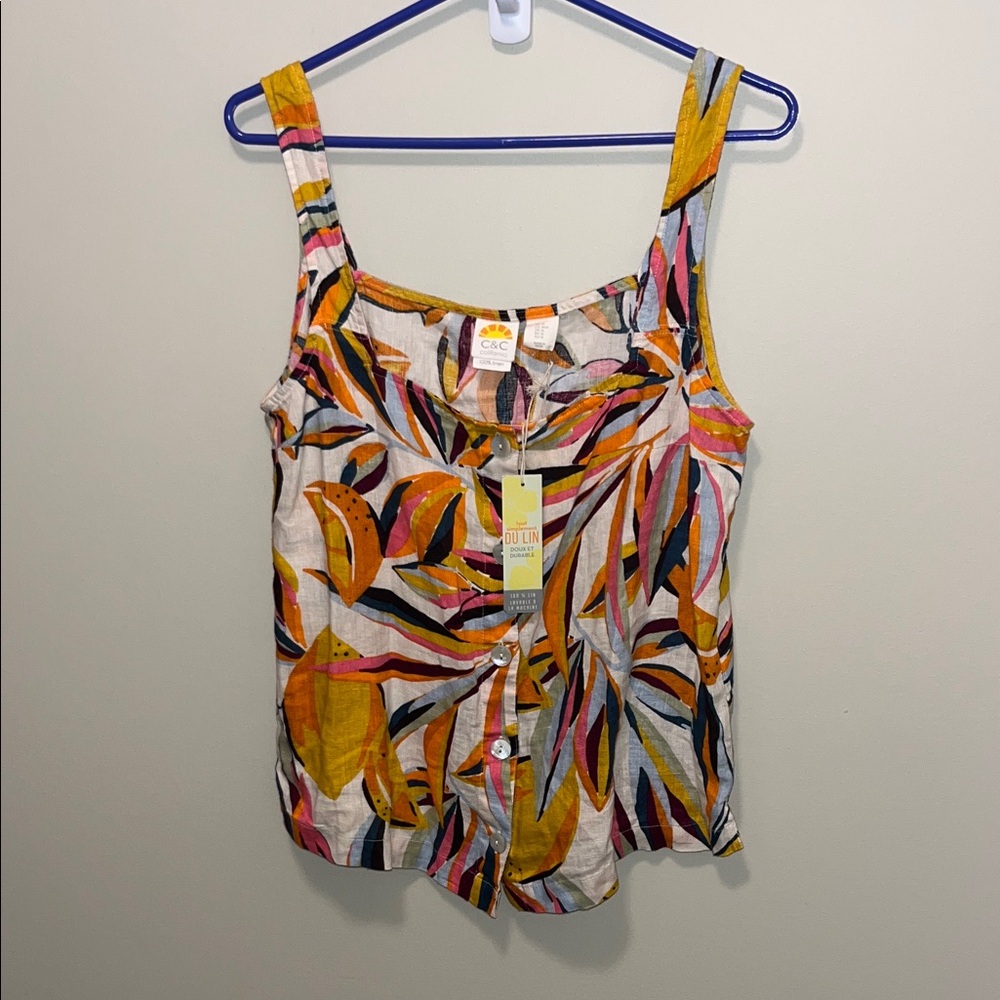 C&C California Multicolor Tank Top